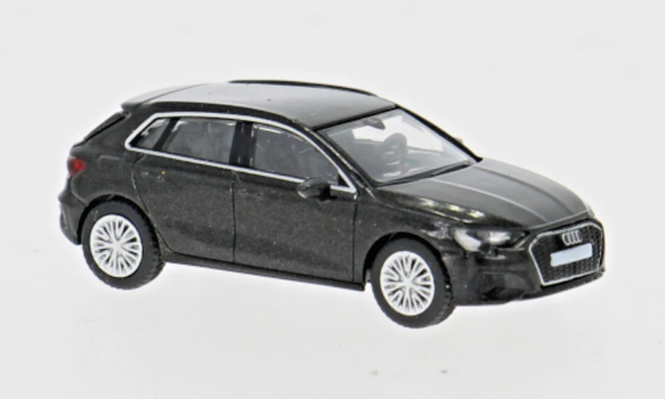 Brekina PCX870559 Audi A3 (8Y), Nero, 2022, H0, Nuovo 2025 - Immagine 1 di 1