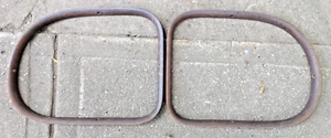 1937 1938 Plymouth Sedan REAR WINDOW GARNISH MOLDINGS Original pair Dodge - Picture 1 of 15
