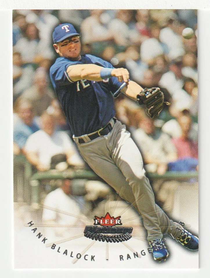 Hank Blalock - Texas Rangers (MLB) 2005 Fleer Platinum Baseball # 97 Mint - Image 1 of 1