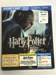 Blu-Ray: Harry Potter And The Deathly Hallows Part 1 Combo DVD New - Picture 1 of 2