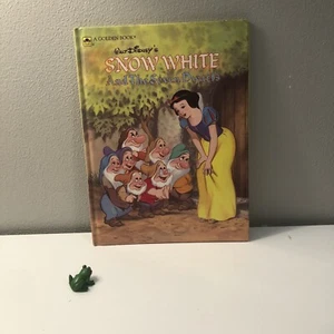 Vintage Walt Disney Big Golden Book Snow White & The Seven Dwarfs Hardback 1984 - Picture 1 of 7