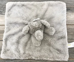 Kellytoy Gray Elephant K Luxe Gray Plush Baby Lovey Rattle Toy EXCELLENT!! - Picture 1 of 7