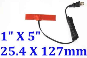 1" X 5" 25.4 X 127mm 25W Guitar Bridge Removal Fretboard Repair Plug Pad Heater - Picture 1 of 12