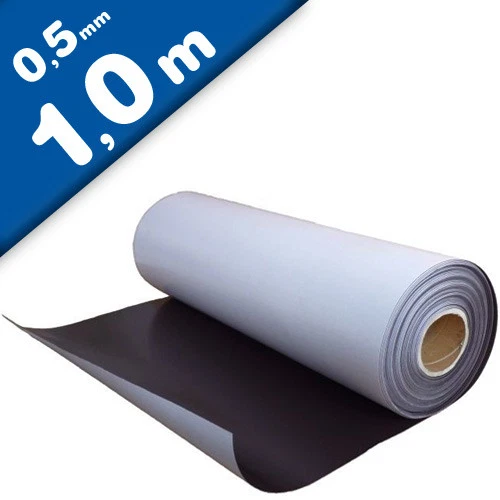 Magnetfolie selbstklebend roh braun 0,5mm x  62cm x 100cm – Meterware - Bild 1 von 4