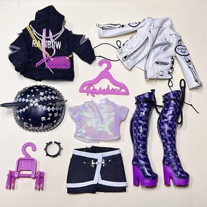Sombra Arco Iris Alto Brezo Grayson Emi Vanda Muñeca Conjunto Ropa Lote Zapatos - Imagen 1 de 7