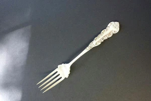 Vintage Early Silver Serving Fork Wm Rogers - Picture 1 of 10