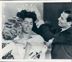 1962 Press Photo Marcel Wilson Miss USA at Miss Universe Pageant Gene Rayburn
