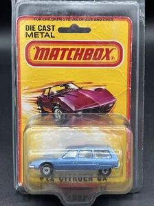 Carded Lesney Matchbox Series No 12 CITROEN CX blue FREE SHIPPPING - Picture 1 of 3