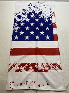 American Flag Inspired Print Neck Face Mask • One Size - Picture 1 of 2