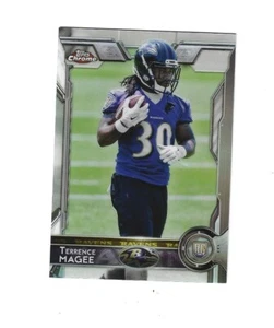 2015 Topps Chrome Refractors #128 Terrence Magee BALTIMORE RAVENS - Picture 1 of 1