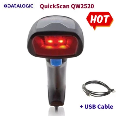 Datalogic QuickScan QW2520 2D VGA Image Handheld Barcode Scanner w/USB Cable - Image 1 of 4