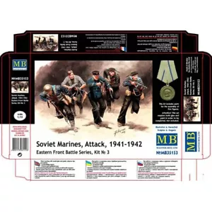 Kit de figuras MASTER BOX 35153 1:35 marines soviéticos, ataque 1941-1942. Frente oriental - Imagen 1 de 10