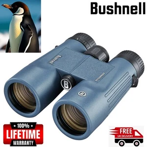 Binoculares compactos impermeables Bushnell 10x42 H2O azul oscuro 150142R (stock Reino Unido) - Imagen 1 de 22