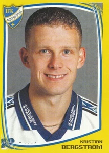 140 KRISTIAN BERGSTROM # SWEDEN IFK.NORRKOPING STICKER FOTBOLL ALLSVENSKAN 2000 - Picture 1 of 2