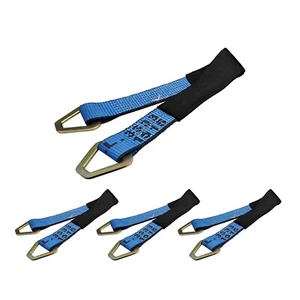 USA 4 Pack 2" x 18" Axle Strap Race Car Auto Hauler Tow Truck Wheel Tie Down - Bild 1 von 7