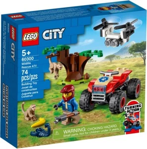 Lego City Wildlife Rescue ATV 60300 74 pieces 5+ Building Toy Turning Action New - Picture 1 of 4
