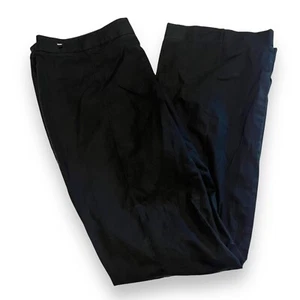 Akris schwarze plissierte Damenhose 12 elegant Business professionell Baumwollmischung - Bild 1 von 7