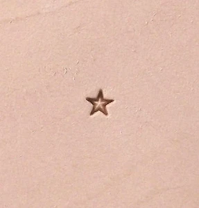 Super Small Star Leather Stamp 5/32" (4.5 mm) Z610 by Stecksstore - Picture 1 of 1
