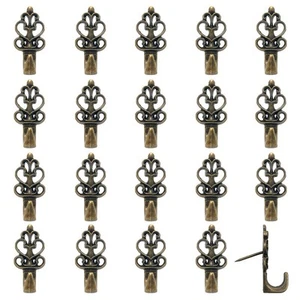 Rddconkit Push Pin Hangers,20 Pcs Zinc Alloy Pin Hooks Picture Hanging Nails ... - Picture 1 of 5
