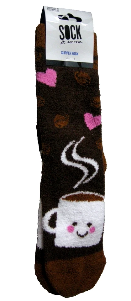 Calcetines Zapatilla Mujer Sock It To Me, Brew-tiful Day, Zapato Mujer Talla 4-10, Nuevo Foto 1 de 1