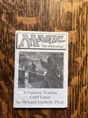 MTG Beta/unlimited - Vintage black and white Rule Book - Image 1 of 4
