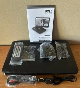 Pyle PDV156BK 15.6" HD Screen Portable Multimedia CD/DVD Disc Player w/ Remote - Picture 1 of 11
