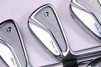 Left Hand Taylormade P7MC 2020 Irons / 4-PW / Stiff Flex Steel Shafts - Image 1 of 4