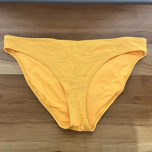 Women’s Aerie Orange Textured Bikini Bottoms Size XL - Picture 1 of 6