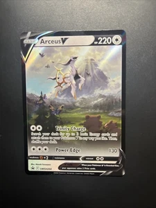 Pokemon Card TCG - Arceus V SWSH204 Sword & Shield Black Star Promo Near Mint - Picture 1 of 2