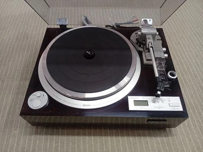 DENON DP-59L Turntable 45RPM AC100V 9W w/ Cartridge Power Check Only - Image 1 of 4
