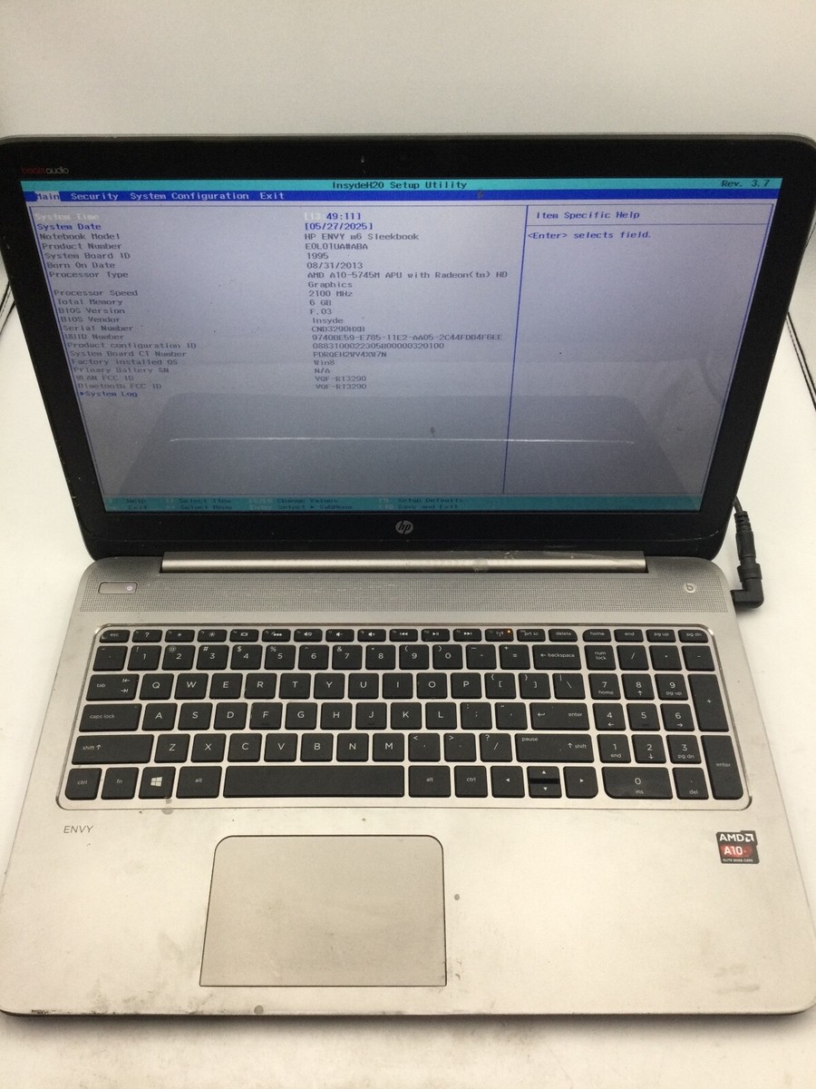 HP AMD A10 Processor OS Not Included PC Laptops & Netbooks