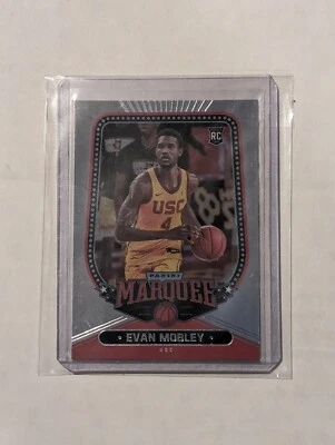 2021 PANINI CHRONICLES MARQUEE DRAFT PICKS Silver Refractor #142 EVAN MOBLEY - Image 1 of 2