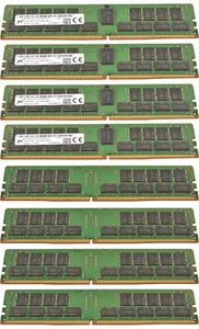 256GB Micron 8x32GB 2Rx4 PC4-2666V-RB2-12 Server RAM DDR4 MTA36ASF4G72PZ-2G6E1 - Afbeelding 1 van 3
