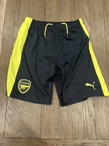 Mens Puma Arsenal Futbol Soccer Team Shorts Medium - Picture 1 of 1