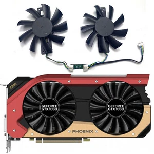 12V Graphics Card Cooler Fan for GAINWARD GTX1060 Phoenix GS Edition FD9015U12S - Picture 1 of 9