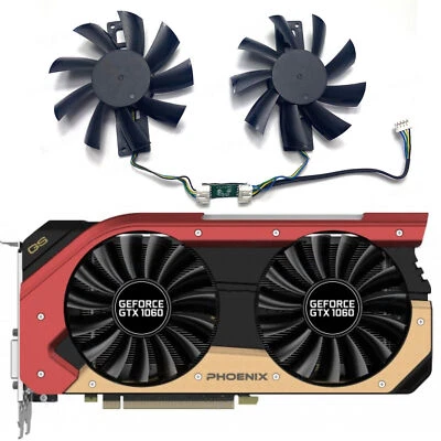 12V Graphics Card Cooler Fan for GAINWARD GTX1060 Phoenix GS Edition FD9015U12S - Image 1 of 4