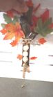Hand Decorated Redone cross fall wall decor With Lights 