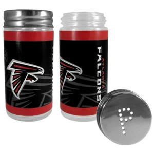 NFL Atlanta Falcons Team Glass Salt and Pepper Shakers Kitchen Tailgater Party - Picture 1 of 1