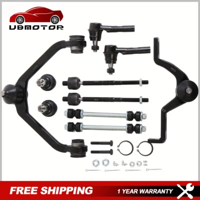 Kit de barras de amarre de rótulas de brazos de control delanteros de 10 piezas para Ford Ranger y Explorer 4x4 Foto 1 de 4