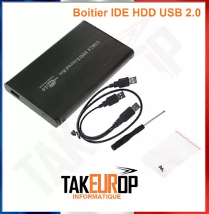 Gehäuse für IDE Festplatte 2,5" DD USB USB2 Plug&Play Alu Leicht Tragbar - Bild 1 von 5