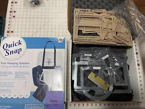 2er Set Quick-Snap The Hooping Solution Janome MB4 S Melco EP4 Einzelaufsatz - Bild 1 von 4