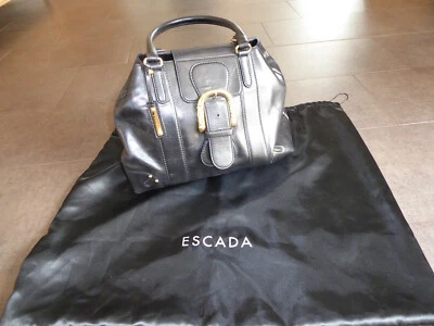 Original ESCADA Luxus Damen Tasche Designertasche Schwarz SEHR EXKLUSIV  - Bild 1 von 4
