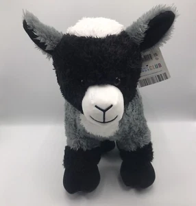 BABW Build A Bear Plush Baby Goat Black & Gray No Accessories With Tag - Picture 1 of 9