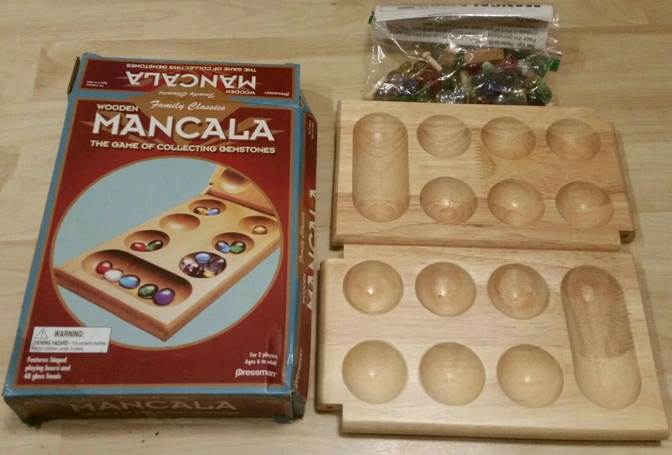 Mancala Game Wooden Family Classics  - Image 1 of 1