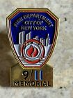 9/11 Memorial Fire Department City of New York Lapel Pin  FDNY