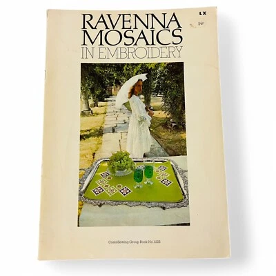 Ravenna Mosaics in Embroidery  - Coats sewing book  1225 with charts & transfers - Image 1 of 4