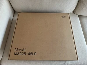 Cisco Meraki MS225-48LP-HW 48x Gigabit Ethernet PoE 4x 10G ** NEW UNCLAIMED ** - Zdjęcie 1 z 2