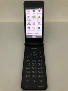 SHARP SH-01J AQUOS Blue Black Docomo Android Flip Phone Unlocked Tested - Picture 1 of 4