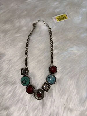 Collar estrella Betsey Johnson buena suerte dijes de la suerte Ladybug brillo deseando bien Foto 1 de 3