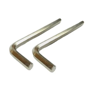 2/10pcs 2.5mm Hex Key Key M2.5 Nickel Plated Metric Socket Tool - Picture 1 of 3